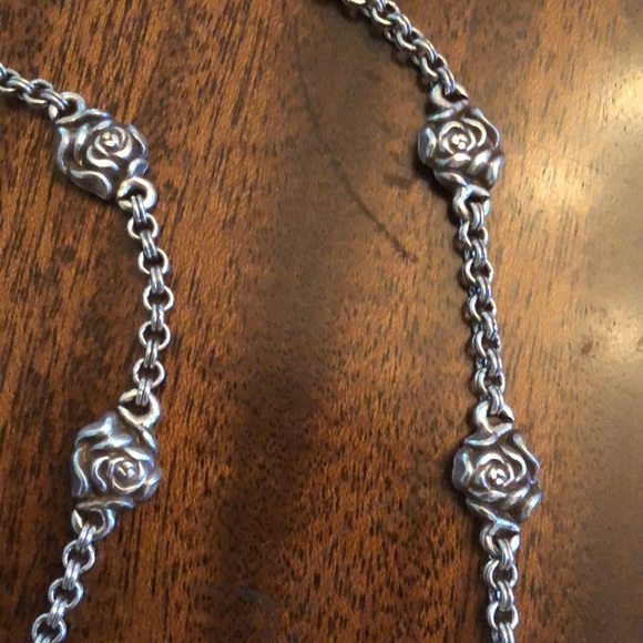 Retired Brighton ROSE necklace - Picture 4 of 11